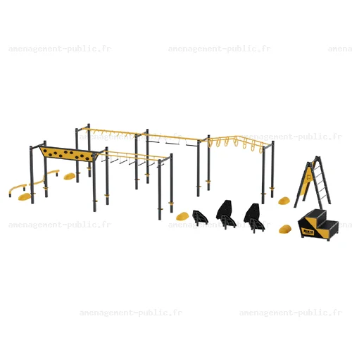 Agrès de course d'obstacles Ninja workout